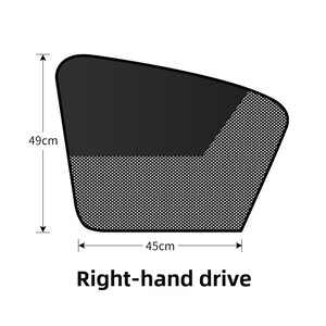 Pare-soleil magnétique pour voiture avec 10 aimants puissants, non transparent, ne bloquant pas la vue, type épissable, neuf - Product Image 2