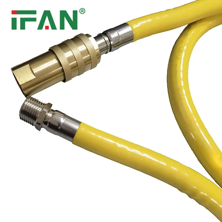 IFAN Durable Flexible Industrial Plumbing Hoses Pipe Safety Gas Pipe Stainless Steel Corrugated Pipe