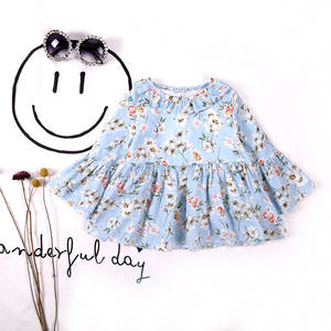 เสื้อยืดแขนยาวลายดอกไม้แฟชั่นสำหรับเด็กผู้หญิงรุ่นใหม่ ผลิตในจีน - Product Image 3