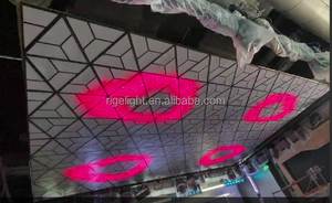 RGB Full Color <strong>LED</strong> <strong>Triangle</strong> Panel <strong>Light</strong> Programmable Pixel <strong>Light</strong> for Ceiling for bar Background - Product Image 3