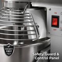 Commerciële spiraaldeegmixer 10L, zware deegmixer, 500W professionele standmixer voor bakkerijen
