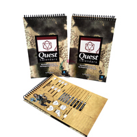 Alambre superior O Encuadernación Espiral Cuaderno personalizado Espiral Cuaderno espiral personalizado Alambre O Encuadernación Impresión
