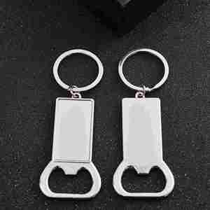 Personalize Custom <b>Key</b> Ring Beer Bottle Opener Sublimation <b>Key</b> <b>Chain</b> <b>Metal</b> Souvenir Sublimation Blanks Bottle Opener Keychain - Product Image 4