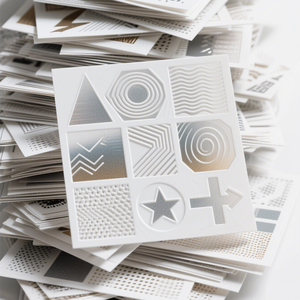 Embossing <b>Sticker</b> Label <b>LOGO</b> Printing Custom Sealing Matte <b>Sticker</b> Custom Adhesive Brand <b>logo</b> <b>Stickers</b> - Product Image 2