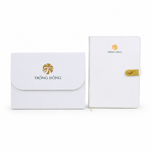 Libreta de Negocios A5 con Tapa Dura de Cuero PU, Encuadernación Térmica, 80gsm, con Logotipo Personalizado, Regalo Corporativo, OEM - Product Image 2