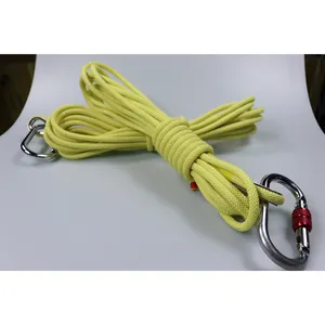 Flame Retardant Static Kevlars Rope Climbing Price Rope Pure Double Braided Fire Spinning 2mm 3mm Kevlars Rope For Escape