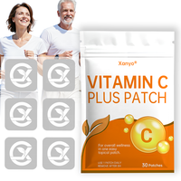 Vente en gros de patchs transdermiques à la vitamine C, marque privée OEM, patchs auto-adhésifs à libération prolongée, patchs topiques
