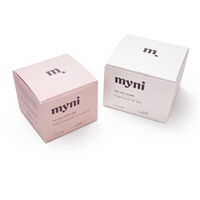 Boîte d'emballage de bougies en papier kraft blanc personnalisée de haute qualité, boîte de luxe avec logo