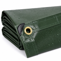 Bâche en PVC/PE avec protection UV, tissu plastique en feuille de taille standard pour couverture agricole/industrielle