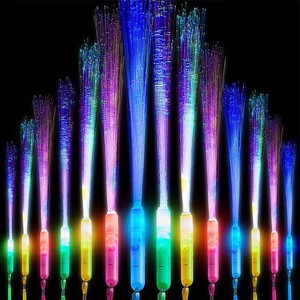 Glow fiber optic Stick màu thay đổi sáng <span class=keywords><strong>Wand</strong></span> nhấp nháy Rod bầu trời đầy sao LED ánh sáng ban đêm sinh nhật Wedding party favors - Product Image 1