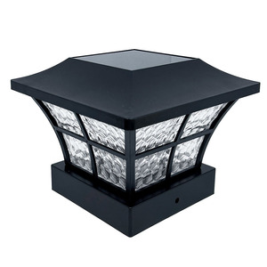 Lámpara Solar de Pilar de Aleación de Aluminio LED para Exteriores, Impermeable, de Montaje en Pared, Decorativa para Jardín, 50000 Horas de Duración, Base E27 - Product Image 2