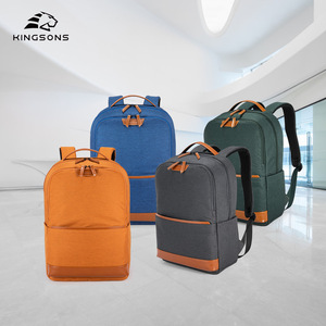 Kingsons <b>Backpack</b> 15 Inches Multi Layer Storage Water Resistant <b>Student</b> Schoolbag Unisex Casual Daily Use - Product Image 1