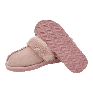 Comode <span class=keywords><strong>scarpe</strong></span> da camera da letto da donna con fodera calda in peluche e <span class=keywords><strong>suole</strong></span> da esterno per interni con pantofole in schiuma di memoria - Product Image 4