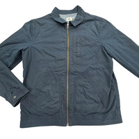 Vintage Herrenjacke Marineblau Militär-Twill Baumwolle USA Gewachst