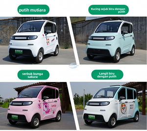 Nuevo Auto Eléctrico Mini de 4 Ruedas, 2 Puertas y 4 Asientos, Vehículo Eléctrico para Adultos de 1000W - Product Image 3