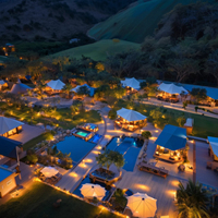 Solución todo en uno para el desarrollo hotelero Premium Eco-Resorts Boutique Villa Hoteles Concepto moderno para exterior estratégico