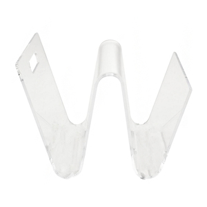 Commercio all'ingrosso arancione acrilico supporto libro Stand Wave Design