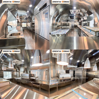 Remorque alimentaire mobile sur mesure de 16,40 pieds avec cuisine complète pour la vente de pizzas, de snacks, de bonbons et de frites en restauration rapide commerciale