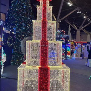 Light for the new year Christmas giant gift box <b>tree</b> lights <b>led</b> <b>tree</b> light outdoor - Product Image 3