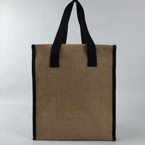 Vente en gros de sacs isothermes en jute pour les aliments sac isotherme réutilisable avec logo personnalisé sac isotherme - Product Image 5