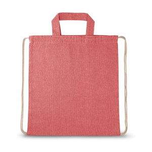 Custom logo Personalized Soft Fabric Calico <b>Canvas</b> Cotton <b>Drawstring</b> <b>Bag</b> with Double String - Product Image 5