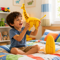 Juguete Transformable de Maíz a Jirafa, Juguete Educativo Creativo de Vegetales, Animales Deformables, Novedad para Niños, Rompecabezas Mágico, Regalo