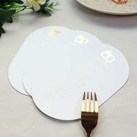 Tarjeta de Menú de Papel de Terciopelo Verde con Impresión de Lámina Dorada Personalizada, Tarjeta de Menú para Mesa de Cena o Fiesta