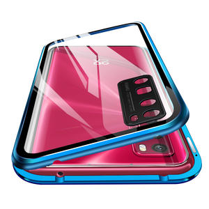Etui magnétique en verre trempé double face pour <span class=keywords><strong>Huawei</strong></span> Nova 7 Pro, couverture complète, pare-chocs en métal, objectif de caméra, téléphone portable Casesva 7 Pro - Product Image 1