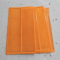 Maille de tamis vibrant en polyuréthane robuste à mailles rectangulaires pour le traitement du charbon et des minerais