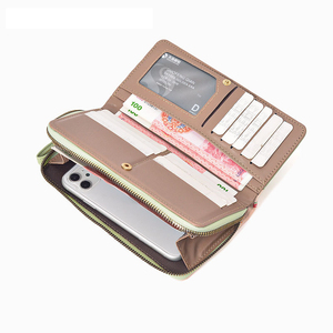 <span class=keywords><strong>กระเป๋า</strong></span><span class=keywords><strong>สตางค์</strong></span>มีซิปคู่สไตล์วรรณกรรมและศิลปะใหม่สำหรับผู้หญิงพร้อมสายคล้องมัลติฟังก์ชั่นลายแมว - Product Image 4