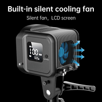 Kit d'éclairage photo professionnel GVM SD80D, éclairage LED, parapluie réflecteur pour studio, utilisation en extérieur, accessoires photo