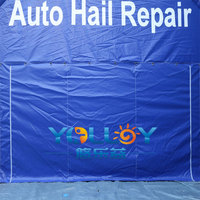 YOLLOY IT-809 Tente tunnel gonflable pour réparation de grêle automobile, garage et protection de véhicules
