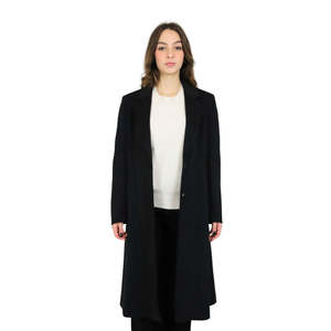 Manteau long pour femme noir DT01221 Take Two Vêtements d'extérieur d'hiver - Product Image 2