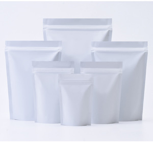 Sachets refermables en aluminium mat de qualité <span class=keywords><strong>alimentaire</strong></span>, à fermeture éclair, pour salades, gâteaux, sushis, thé, collations, café - Product Image 4
