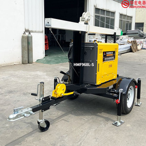 HMF968L-S 7m thực tế di động <span class=keywords><strong>LED</strong></span> ngoài trời loại Trailer di động tháp ánh sáng cho xây dựng ban đêm với giá cả thuận lợi - Product Image 4