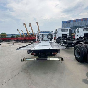 ISUZU KV600 Flat <b>Bed</b> Tow Truck with Mounted Crane Diesel Fuel Manual Transmission Type for Road Rescue Sale - Product Image 6
