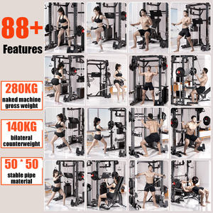 Hot Selling Smith Machine Multi Functional Strength Machine Gym Exercise <b>Station</b> for Commercial Gym Equipment WD-KSJ007D Smith M - Product Image 4