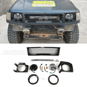 Décoration de pare-chocs avant, calandre de course pour Mitsubishi Pajero V33 V43, kit carrosserie, accessoires automobiles - Product Image 1