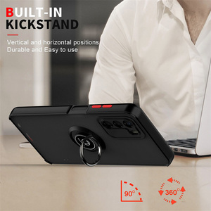 Para <span class=keywords><strong>Motorola</strong></span> <span class=keywords><strong>Moto</strong></span> G22 E32 G30 G10 G20 G31 G41 G42 G50 G51 <span class=keywords><strong>G52</strong></span> G60 G60S, funda mate a prueba de golpes, funda trasera híbrida con anillo - Product Image 5