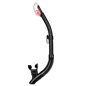 Tube respiratoire sec en silicone avec valve rabattable pour la plongée et la natation, unisexe adulte - Product Image 3