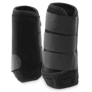 Custom caldo leggero in Neoprene regolabile del <span class=keywords><strong>tendine</strong></span> del <span class=keywords><strong>tessuto</strong></span> del cavallo supporto per le gambe fasciatura manica per avvolgere il ginocchio - Product Image 4