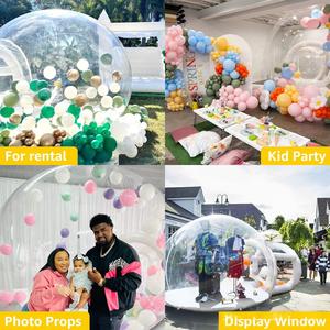 Domo Geodésico de <span class=keywords><strong>Policarbonato</strong></span> Transparente de Lujo, Estructura Inflable de Burbuja para Celebraciones, Bodas, Fiestas, Eventos al Aire Libre, Jardín - Product Image 6