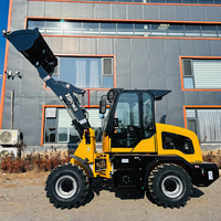 Mini Caricatore Compatto con Pala Frontale Diesel 1500kg, Macchinario per Movimento Terra ad Alta Efficienza per Uso Agricolo
