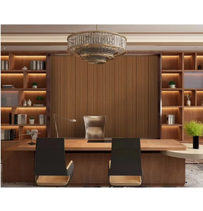 Paneles de Pared Acanalados de MDF de 18 mm, Revestimiento de Pared Interior con Textura de Madera Moderna para Decoración de Hogares, Oficinas, Hoteles y Tiendas - Product Image 6