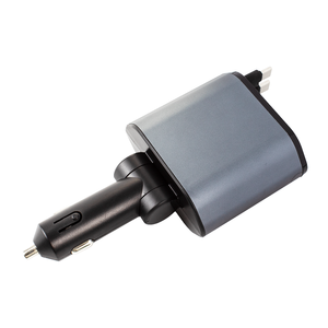 Sản Phẩm Mới 100W Nhanh Chóng Xe Sạc 4 Trong 1 Xe Nhẹ Hơn Cổng USB Phổ Có Thể Thu Vào Xe Sạc Adapter Với Cáp - Product Image 6