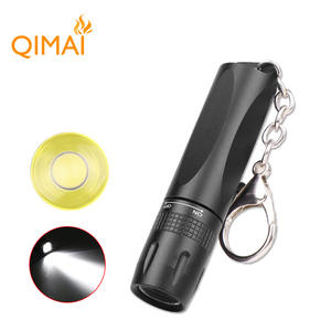 Mini lampe de poche LED T6 en alliage d'aluminium, portable, avec porte-clés, lumière d'urgence, lumière blanche, alimentée par piles AAA - Product Image 3