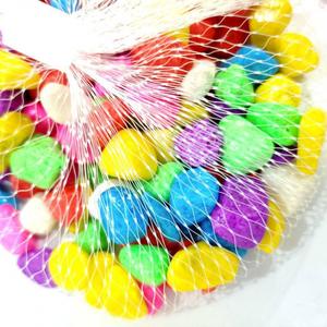 Sacs en filet de pierres colorées pour aquarium, pierres décoratives pour aménagement paysager d'aquarium - Product Image 1