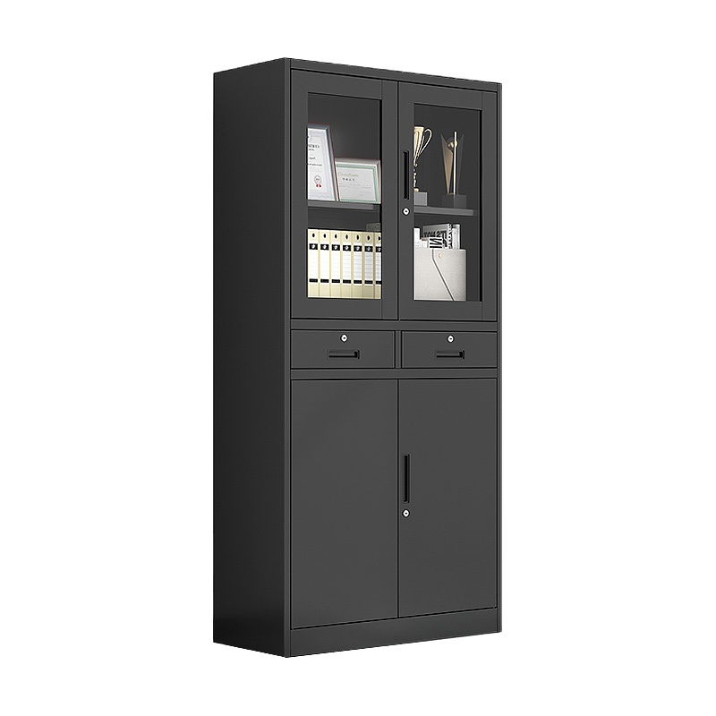 2023 New design 4 door file cabinet steel cupboard filing cabinet with two drawer