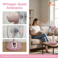 Ventilador de Pie y de Mesa 2 en 1 de 16 Pulgadas al por Mayor, Ventilador de Pedestal Silencioso con Altura Ajustable para Importadores de Productos para el Hogar