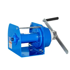 Factory price Heavy Duty Hand Winch 1ton 2ton 3000kg Small Winch Manual brake winch with cable